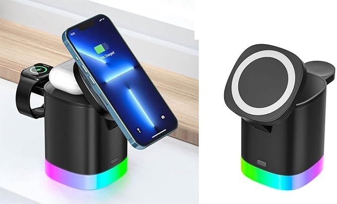 3 - in - 1 Wireless Charging Station - New Six Shop