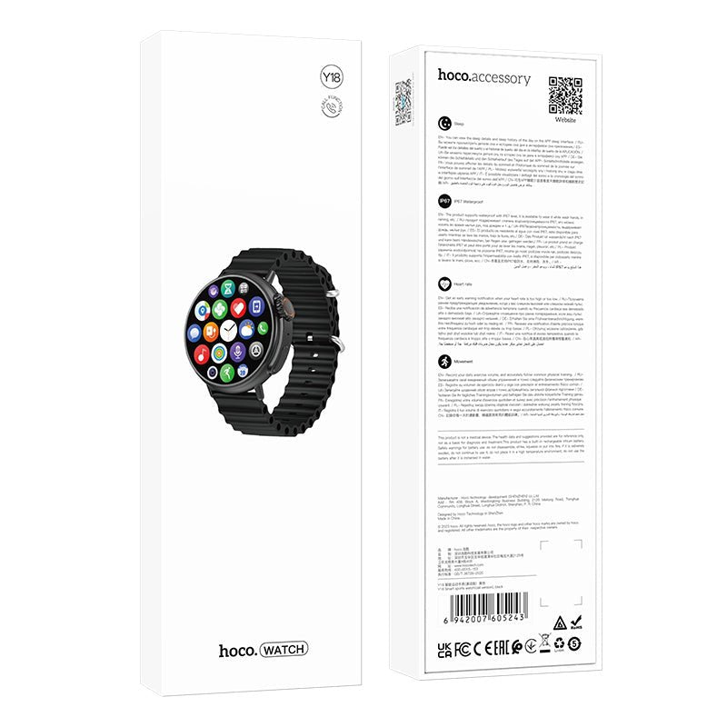Waterproof Smart Watch (Y18) ©